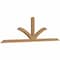 Ekena Millwork Richland Timber Gable Bracket, Western Red Cedar, 108"W x 31 1/2"H x 3 1/2"D x 3 1/2"F, 7/12 Pitch GBW108X31X0404RIC00SWR - alternate 4